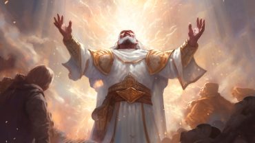 Bless 5E: Cleric from DnD casting a Bless spell