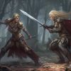 Defensive Duelist 5E: DnD warriors in a sword fight