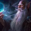 Dissonant Whispers: Firblog sorcerer from DnD holding an orb