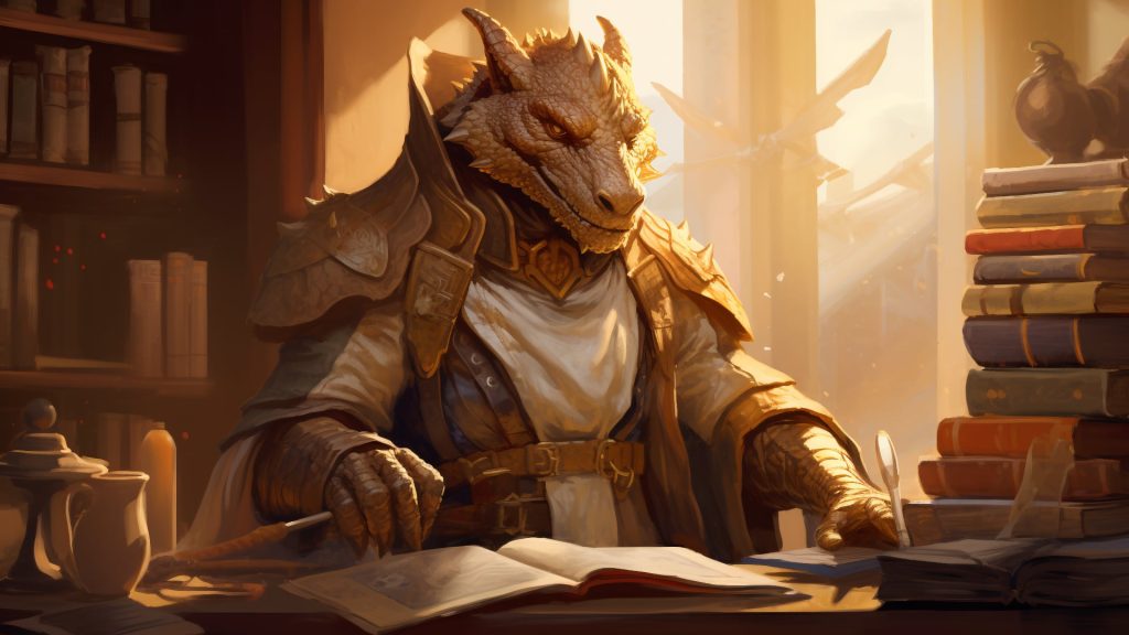 Artificer 5E: Dragonborn from DnD reading books