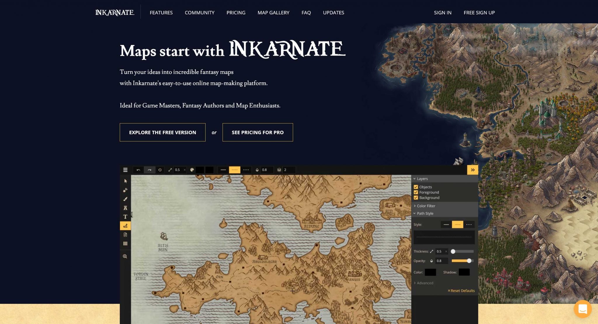 Best DnD Map Makers Generators And Premades In 2024 Dice Cove   Inkarnate 2048x1109 