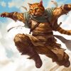 Jump 5E: Tabaxi from DnD jumping