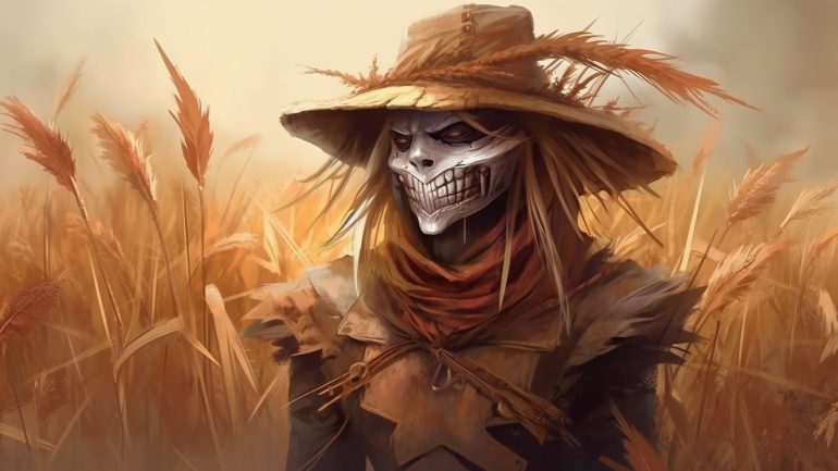 Scarecrow 5E: Scarecrow from the DnD in the field