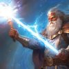 Spiritual Weapon 5E: Cleric from DnD holding divine weapon