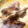 Suggestion 5E: Bard from DnD playing guitar